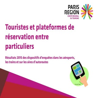 Touristes et plateformes de réserva...