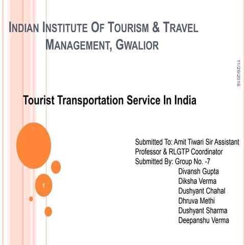 Tourist transportation service in india