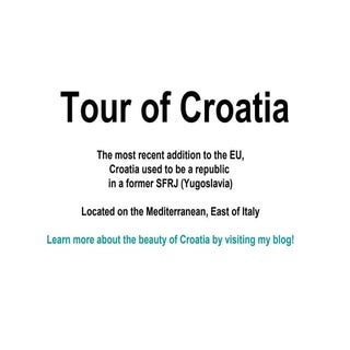 Tour of croatia