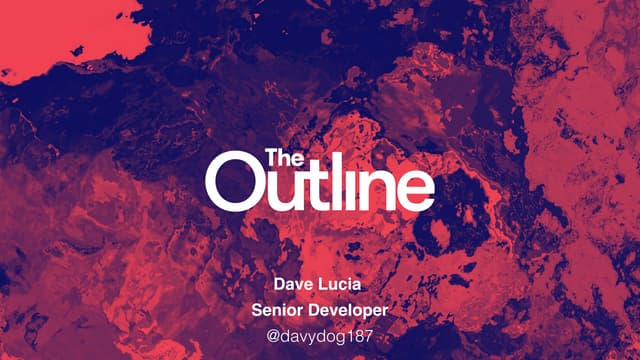 Tour of Ecto March 2017 Dave Lucia