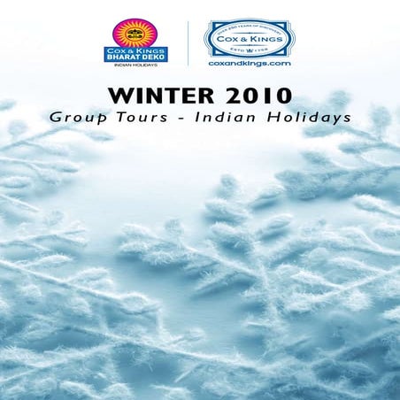 Tour of India - Bharat Deko - Winter Pacakages Individual Customised Tours by...