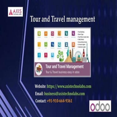 Tour and travel management in odoo