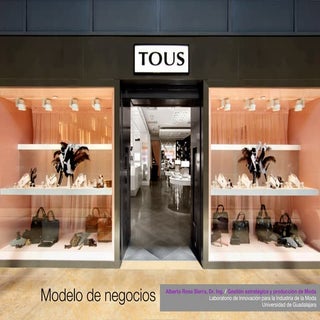 Modelo de negocio Joyerias Tous