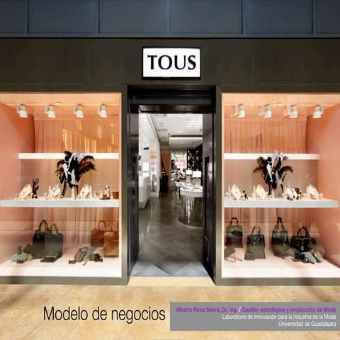 Modelo de negocio Joyerias Tous