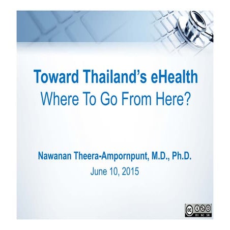 Toward Thailand's eHealth