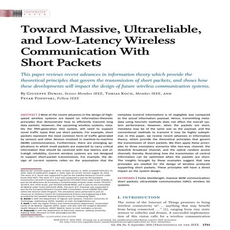 Toward Massive, Ultrareliable, and Low-Latency Wireless Communication With Short Packets.pdf