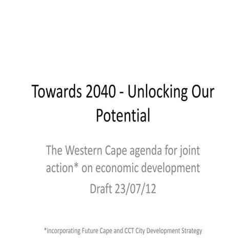 Towards 2040   unlocking our potential