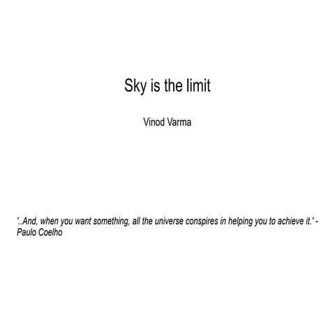 Towards a dream career