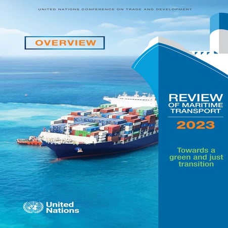 Towards a green and just transition - REVIEW OF THE MARITIME TRANSPORT ...