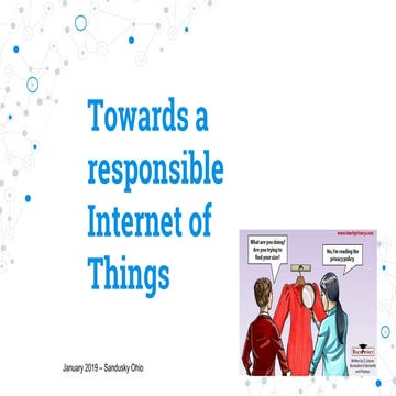 Towards a Responsible Internet of Things