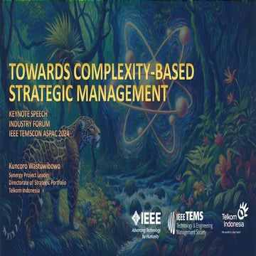 Towards Complexity-Based Strategic Management