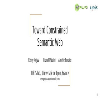 Towards constrained semantic web
