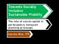Towards socially inclusive sustainable mobility