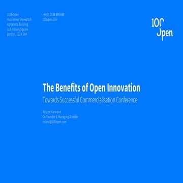 Towards Successful Commercialisation