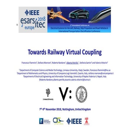 Towards railway virtual coupling