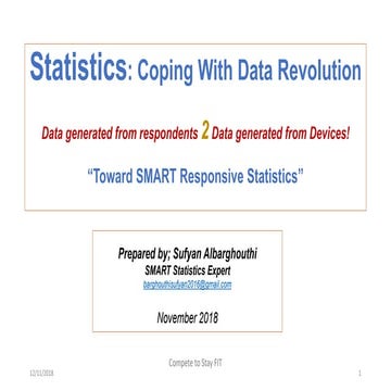 Toward trusted smart statistics