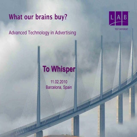 ToWhisper Neuromarketing- Presentación Daniel Razniewski