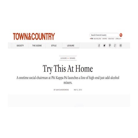AJC @Town and Country Magazine