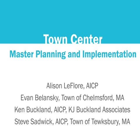 Town Center Master Planning