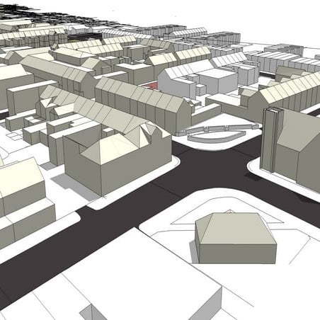 ScunthorpeTown Centre 3D Model (Original Built Form)
