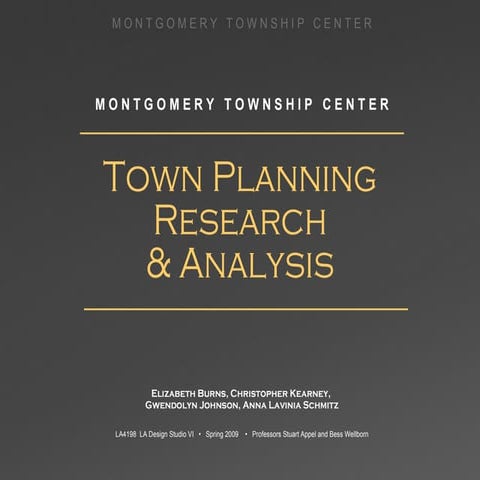 Montgomery Township, NJ Town Planning Presentation Final