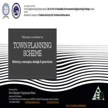 Webinar on Town planning scheme