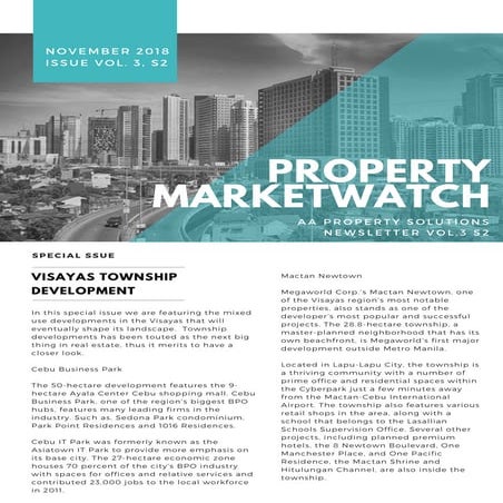 Township development in the Visayas