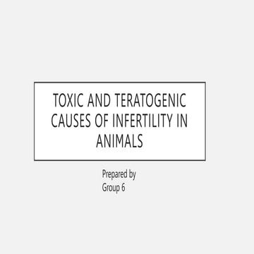 Teratogenic and toxic causes of Inferlity.pptx