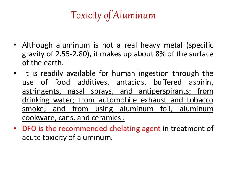 Toxicity of aluminum signs