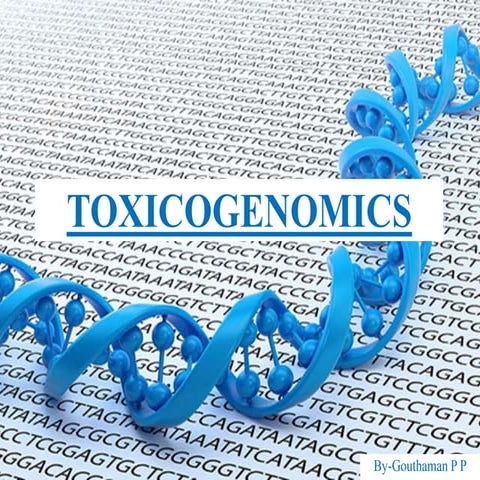 Toxicogenomics