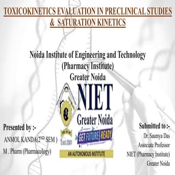 TOXICOKINETICS EVALUATION IN PRECLINICAL STUDIES.pptx
