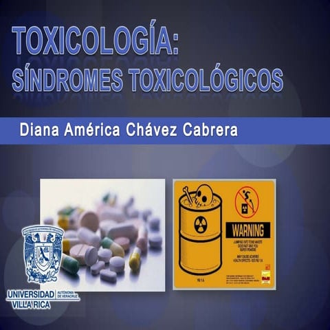 Síndromes Toxicológicos