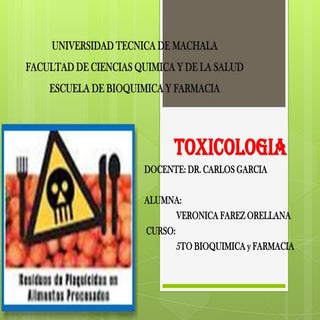 Toxicologia