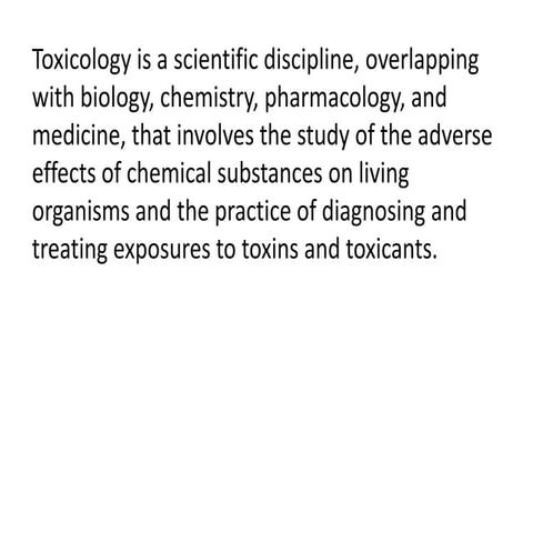 toxicology -Challaraj Emmanuel.ppt