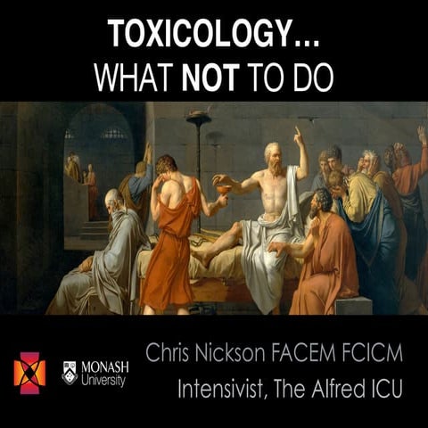 Toxicology: What NOT to do
