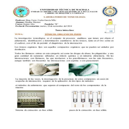 Toxicos organicos-fijos-medina m.