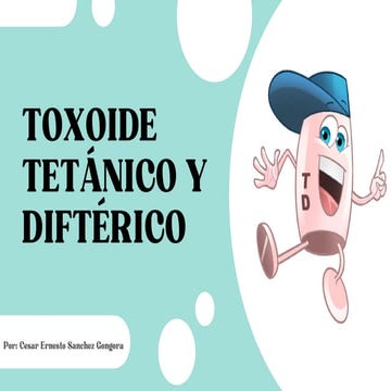 Toxoide tetanico y difterico.pdf archivo completo | PDF