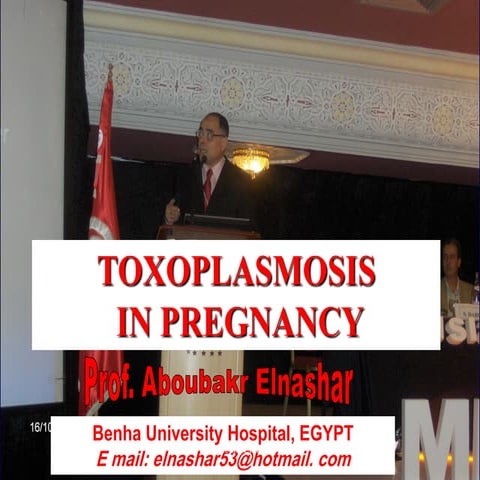 Toxoplasmosis in pregnancy