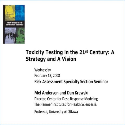 Alternative methods to animal toxicity testing | PPTX