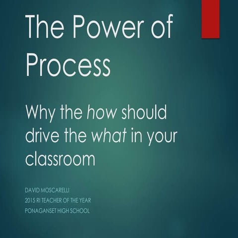 ASCD Pre-Service Conference RI ToY Keynote - David Moscarelli