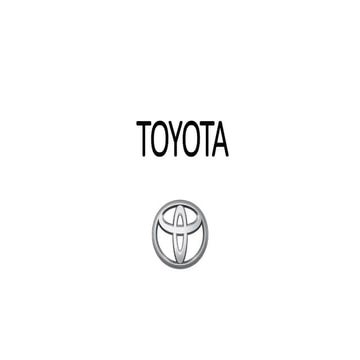 Toyota production history