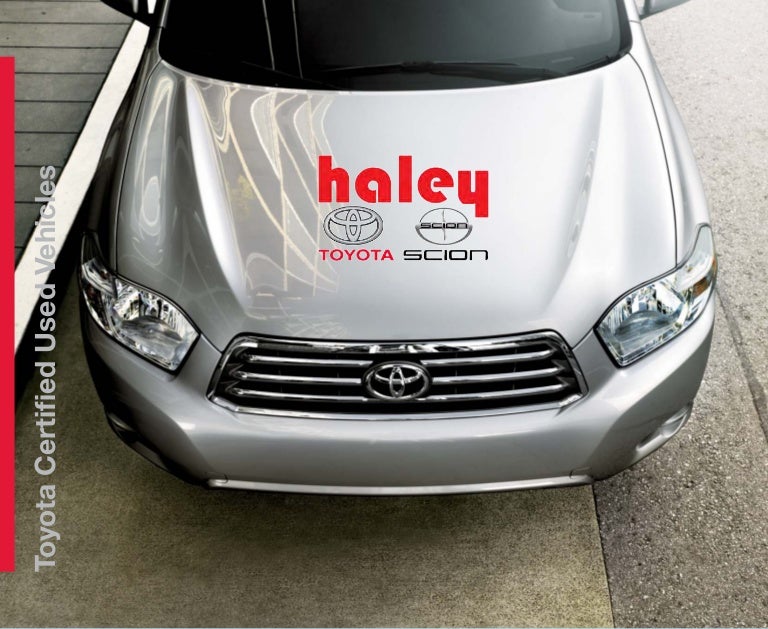 Toyota Certified Used Vehicles Haley Toyota Roanoke