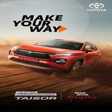 Toyota Urban Cruiser Taisor on road price