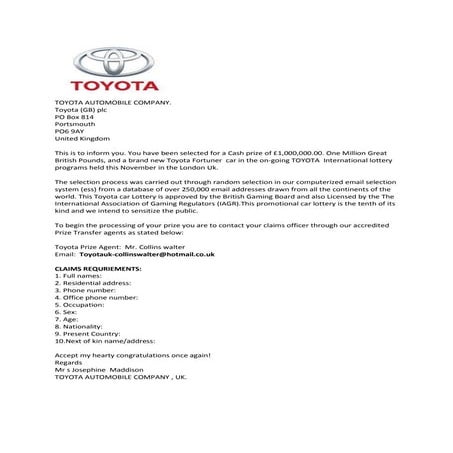 Toyota automobile company | DOCX