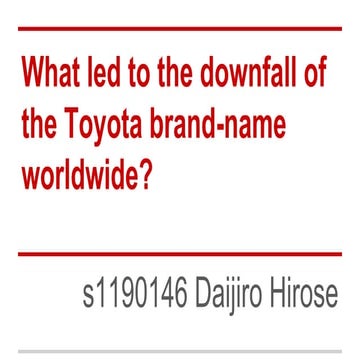 Toyota brand name
