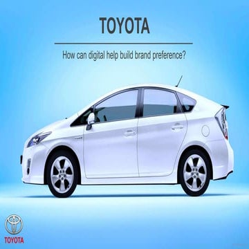 Toyota Brand Preference