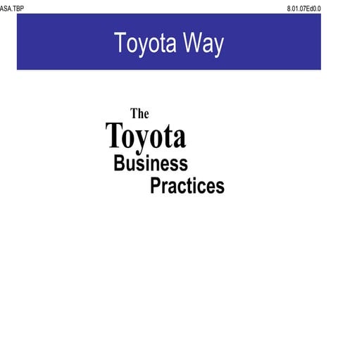 Toyota Business Practice - English.ppt