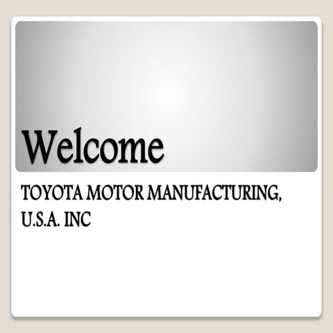 Toyota case study