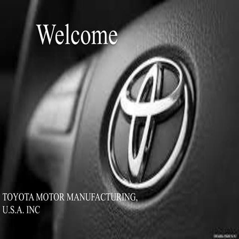 Toyota motor manufacturing, USA, INC