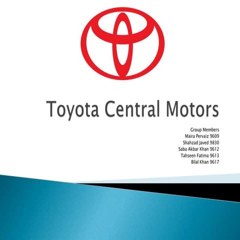Toyota central motors